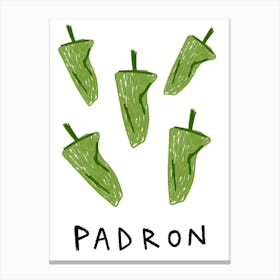 Padron Pepper Wall Art Print Canvas Print