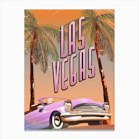 Vintage Las Vegas Automobile Canvas Print