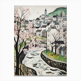 Keswick (Cumbria) Painting 4 Canvas Print