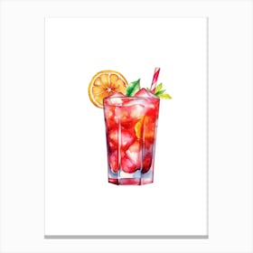 Cocktail Illustration 1 Canvas Print