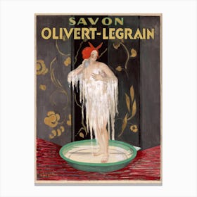 Savon Olivert Legrain, Leonetto Cappiello Canvas Print