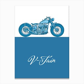 Motorbike Harley V Twin Canvas Print