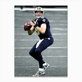 Drew Brees New Orleans Saints Canvas Print