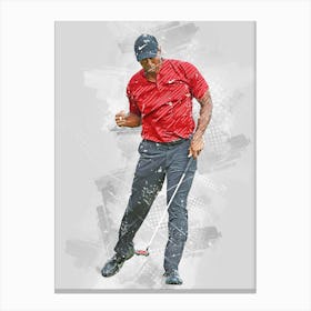 Tiger Woods Canvas Print