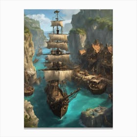 Pirates Of The Caribbean Canvas Print