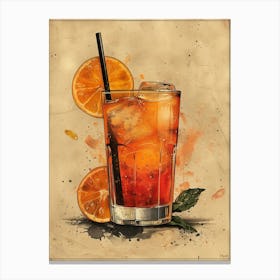 Aperol Spritz Orange 115 Canvas Print