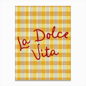 La Dolce Vita Canvas Print