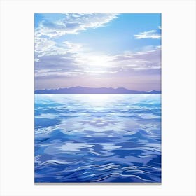 Ocean Background Canvas Print