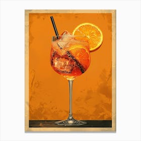 Cocktail With Orange Slices 6 Canvas Print