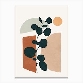 Soft Shapes V Canvas Print