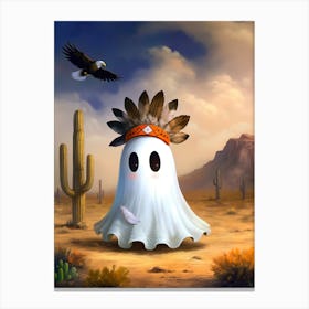 Ghost Indian Canvas Print