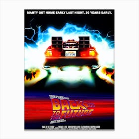 Back To The Future Canvas Print