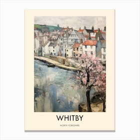Whitby (North Yorkshire) Painting 1 Travel Poster Canvas Print