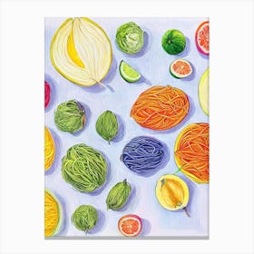 Spaghetti Squash Marker vegetable Canvas Print