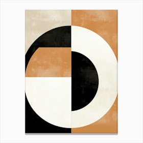 Mid Century Mirage; Geometric Symphony Canvas Print