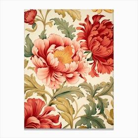 Floral Wallpaper 83 Canvas Print