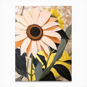 Flower Illustration Sunflower 4 Canvas Print