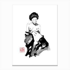 Nude Geisha 2 Canvas Print