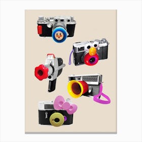 Toy Cameras Canvas Print