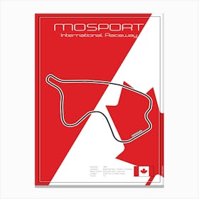 Mosport Racetrack Canvas Print