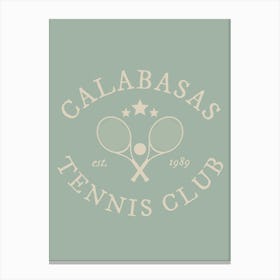 Calabasas Tennis Club 1 Canvas Print