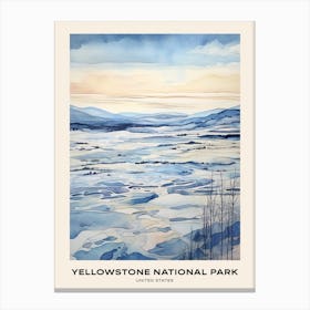 Yellowstone National Park United States 2 Poster Canvas Print