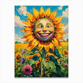 Sunflower Smile Canvas Print