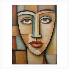 Face Of A Woman 8 Canvas Print