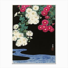 Chrysanthemums, Ohara Koson Canvas Print