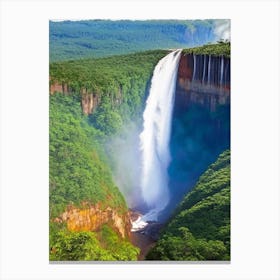 Kaieteur Falls, Guyana Majestic, Beautiful & Classic (2) Canvas Print