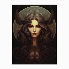Lilith Jewish Mythology 1 Canvas Print