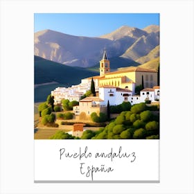 Andalusian Village, Spain 3 Canvas Print