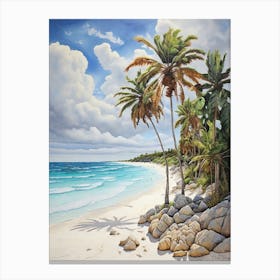 Beach Scene 9 Canvas Print