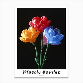 Bright Inflatable Flowers Poster Carnations 7 Canvas Print