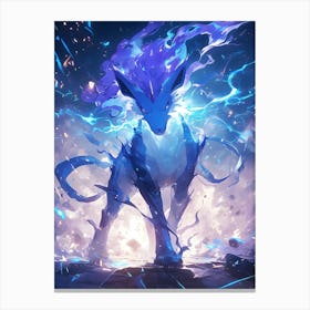 Suicune Pokemon Anime Manga Japan Poster Canvas Print