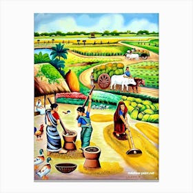 Farmer'S Life Canvas Print