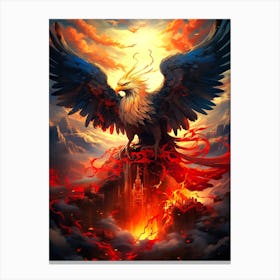 Eagle Fire Canvas Print