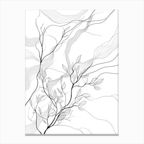 Abstract Tree Branch 1 Canvas Print