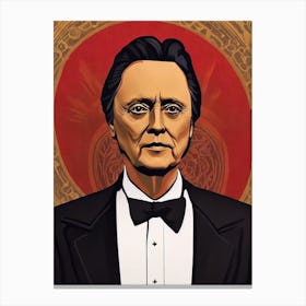 Christopher Walken Illustration Movies Canvas Print