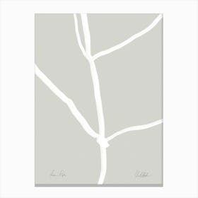 White Tree 01 Canvas Print