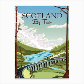 Scotland By Train Canvas Print