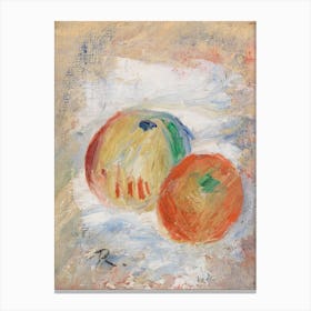 Apples, Pierre Auguste Renoir Canvas Print