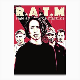 Ratm Rage Against The Machine Canvas Print