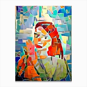 Mosaic Woman Canvas Print