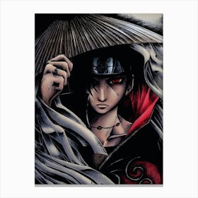 Uchiha Sasuke Anime Poster 1 Canvas Print