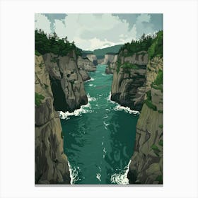 Cliffs Of Nanaimo Canvas Print