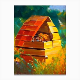 Nectar Honey 2 Beehive Painting Canvas Print