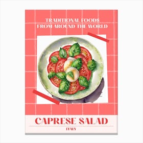 Caprese Salad Italy 2 Foods Of The World Canvas Print