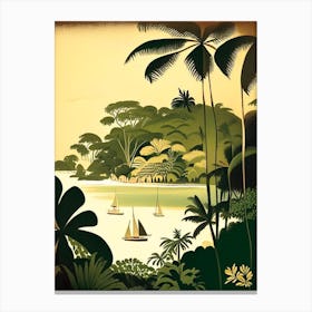 Boracay Philippines Rousseau Inspired Tropical Destination Canvas Print