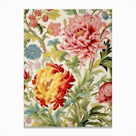 Floral Wallpaper 53 Canvas Print